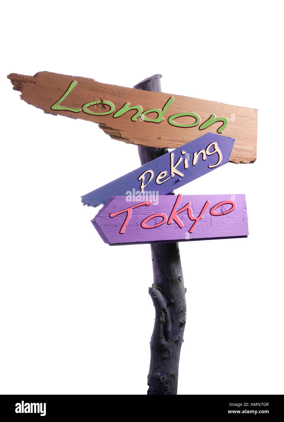 Reisen-Zeichen Stockfoto