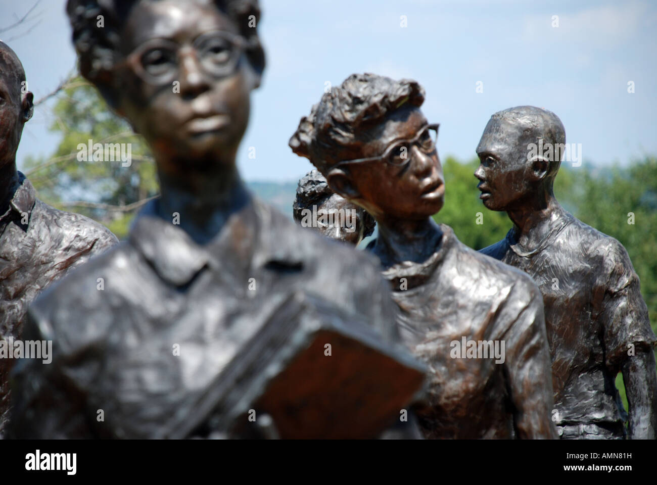 Little Rock Nine Denkmal Stockfoto
