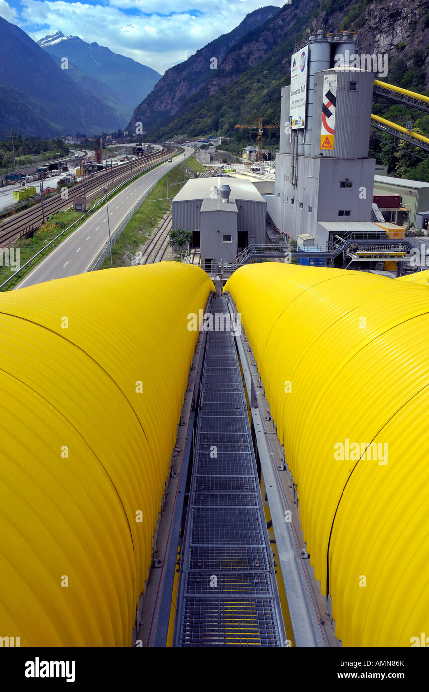 Hof alptransit Stockfoto