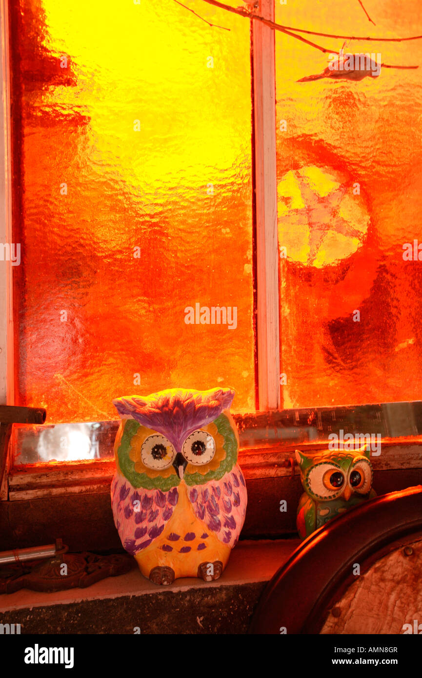 Die Eule-Haus in Nieu Bethesda Stockfoto