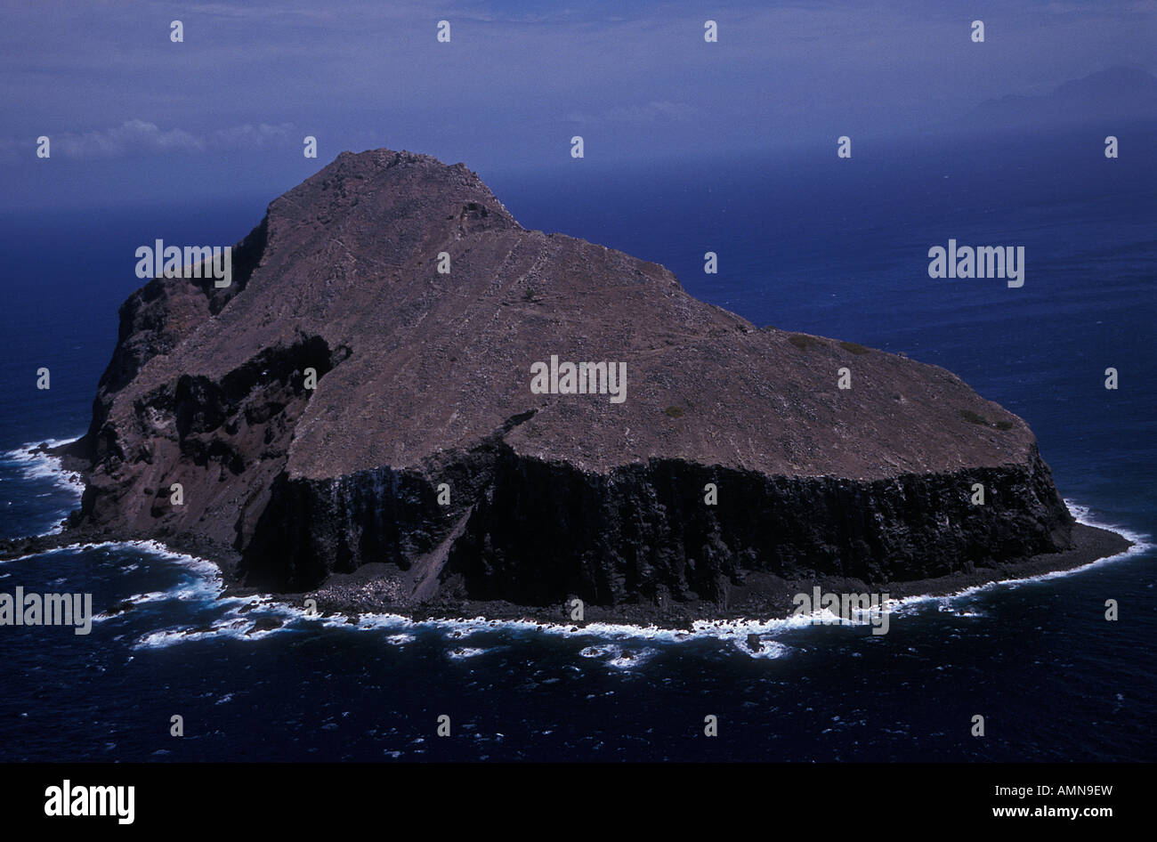 Redonda Insel - Antigua - Barbuda - West Indies Luftbild Stockfoto