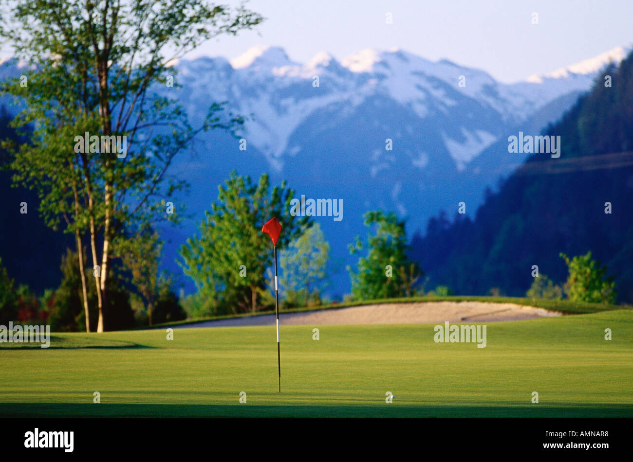 Golfplatz, Fraser Valley, British Columbia, Kanada Stockfoto