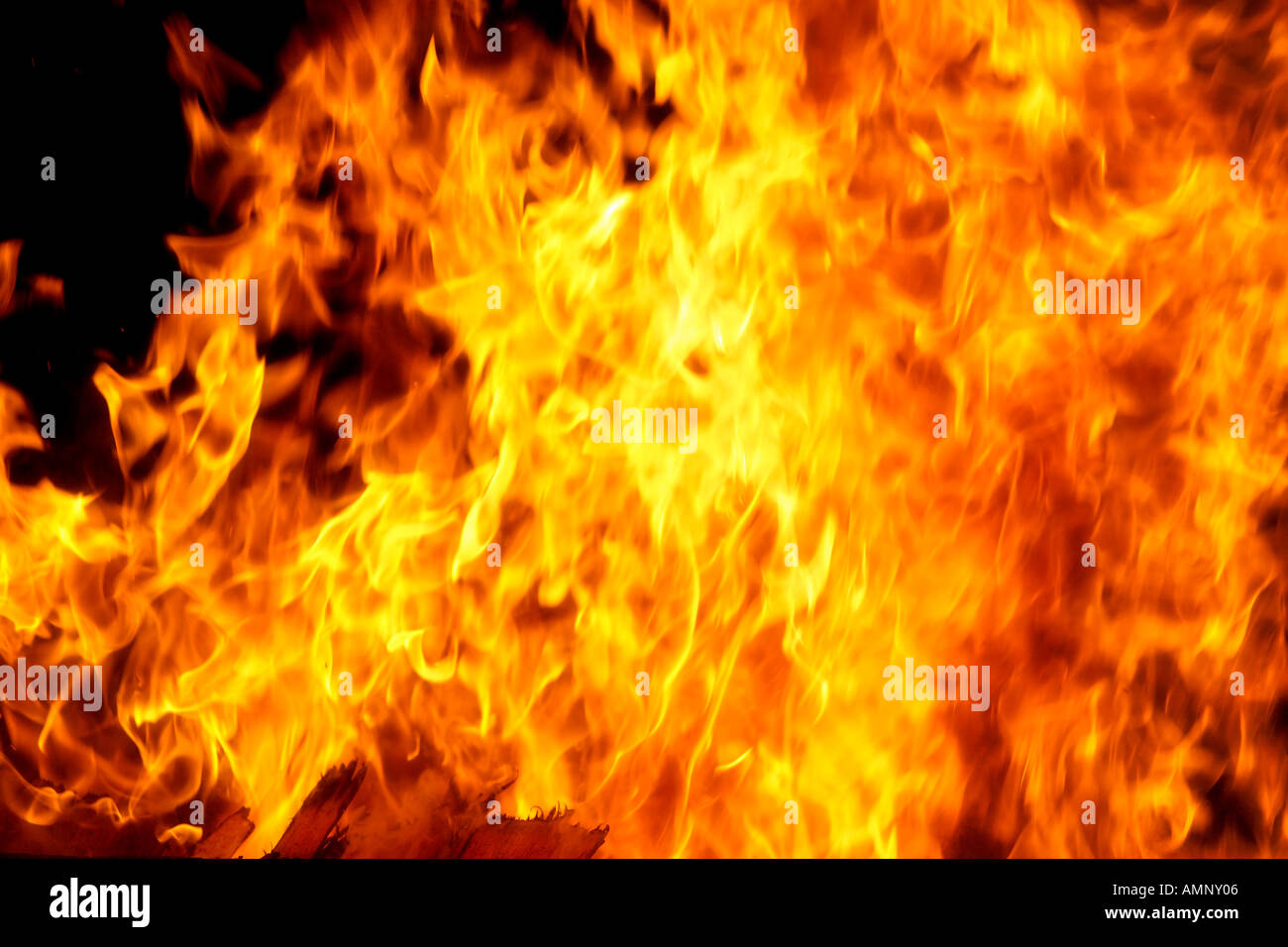 Feuer Flammen Stockfoto