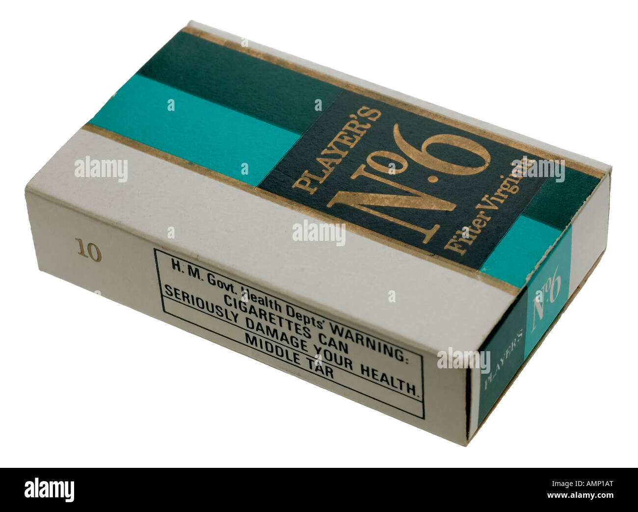 Pakete von alten Zigaretten Stockfoto