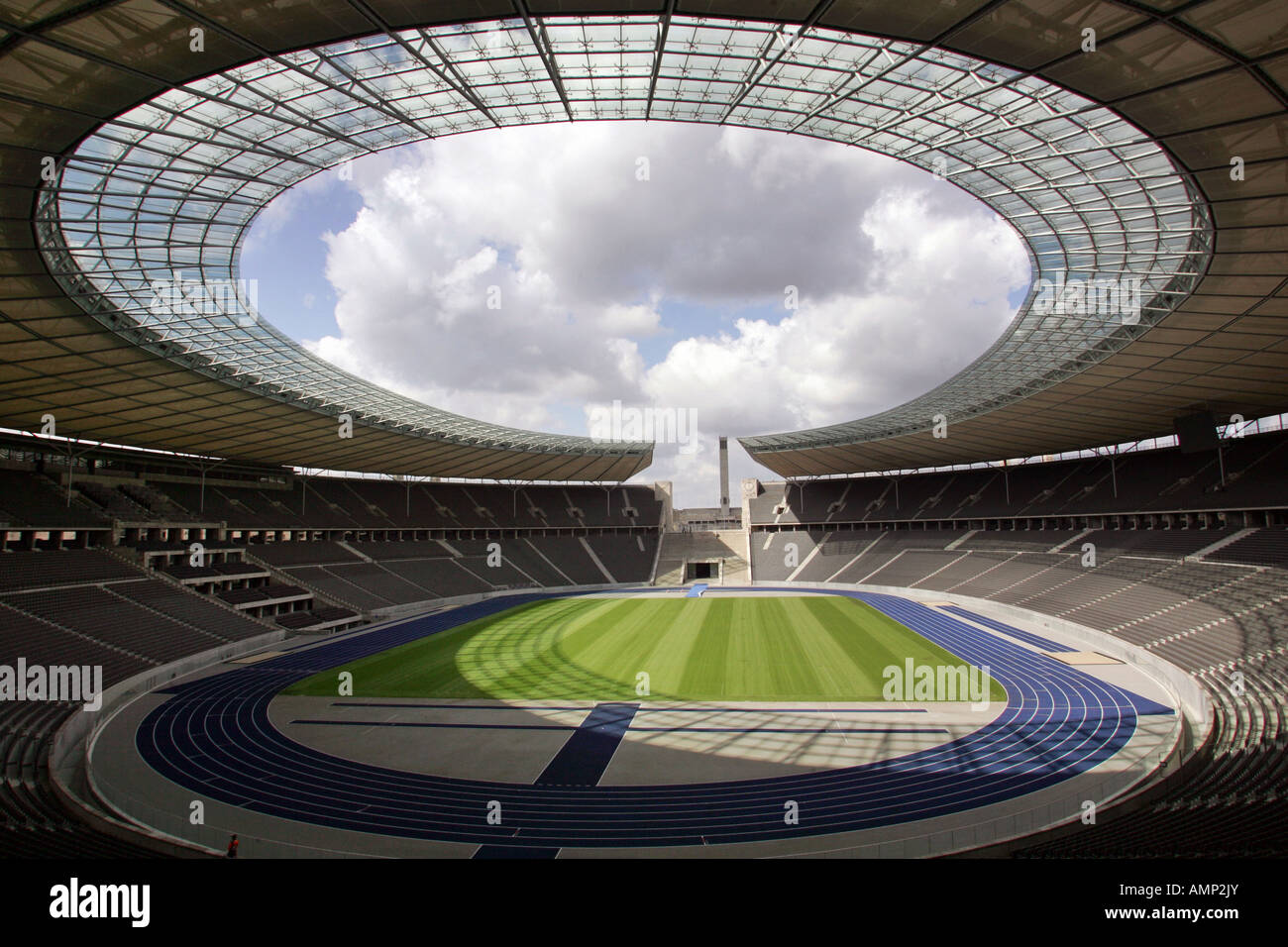 Das Olympiastadion in Berlin, Deutschland Stockfoto