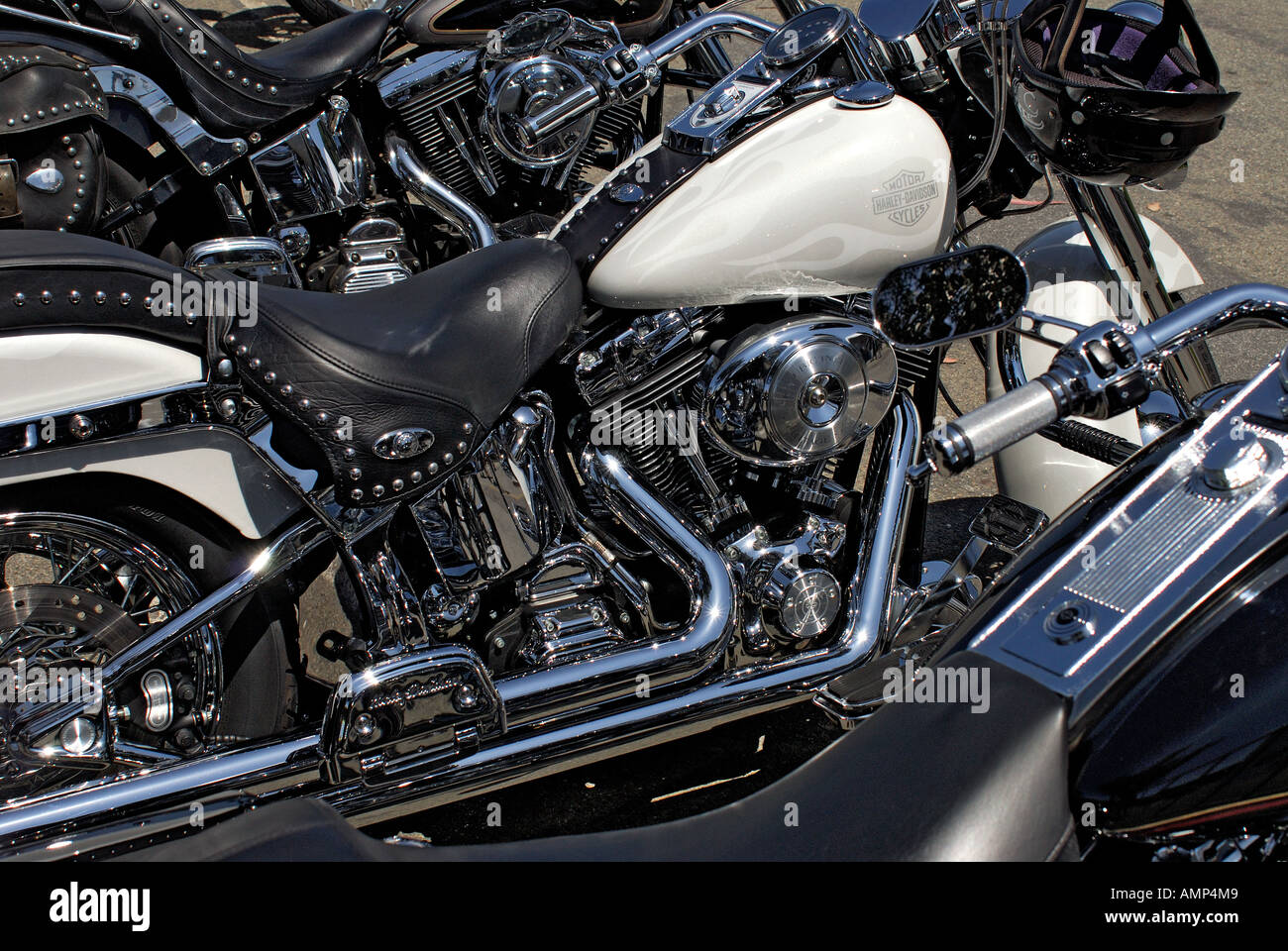 "Harley Davidson Motorrad" Stockfoto