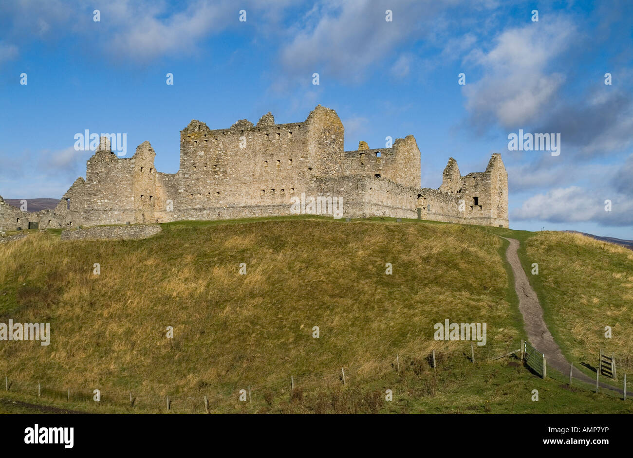dh Ruthven Barracks KINGUSSIE INVERNESSSHIRE Garnison Barracks Ära der jakobitischen Rebellion Ruinen Burg Ruine schottland Stockfoto