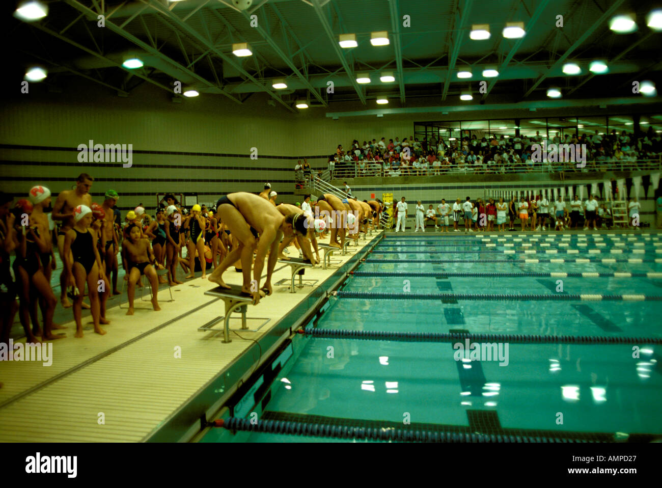 Sport Schwimmen VA Wettbewerb Schwimmer in Virginia Stockfoto