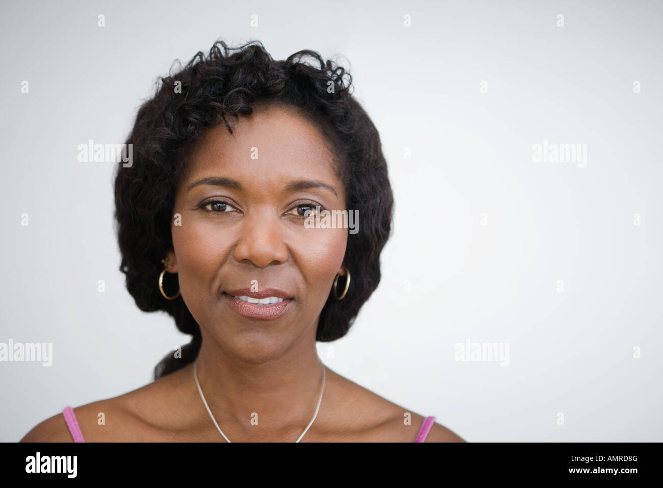 Porträt von Afrikanerin Stockfoto