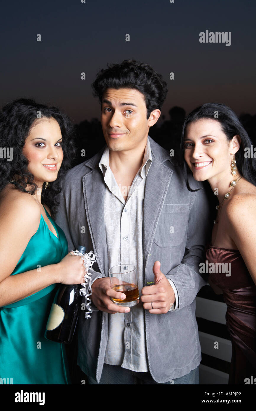 Menschen auf Party Stockfoto