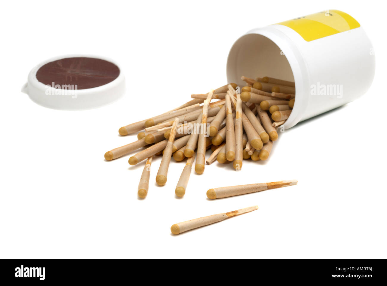 Schornstein Rauch Spiele und Container testen Stockfoto