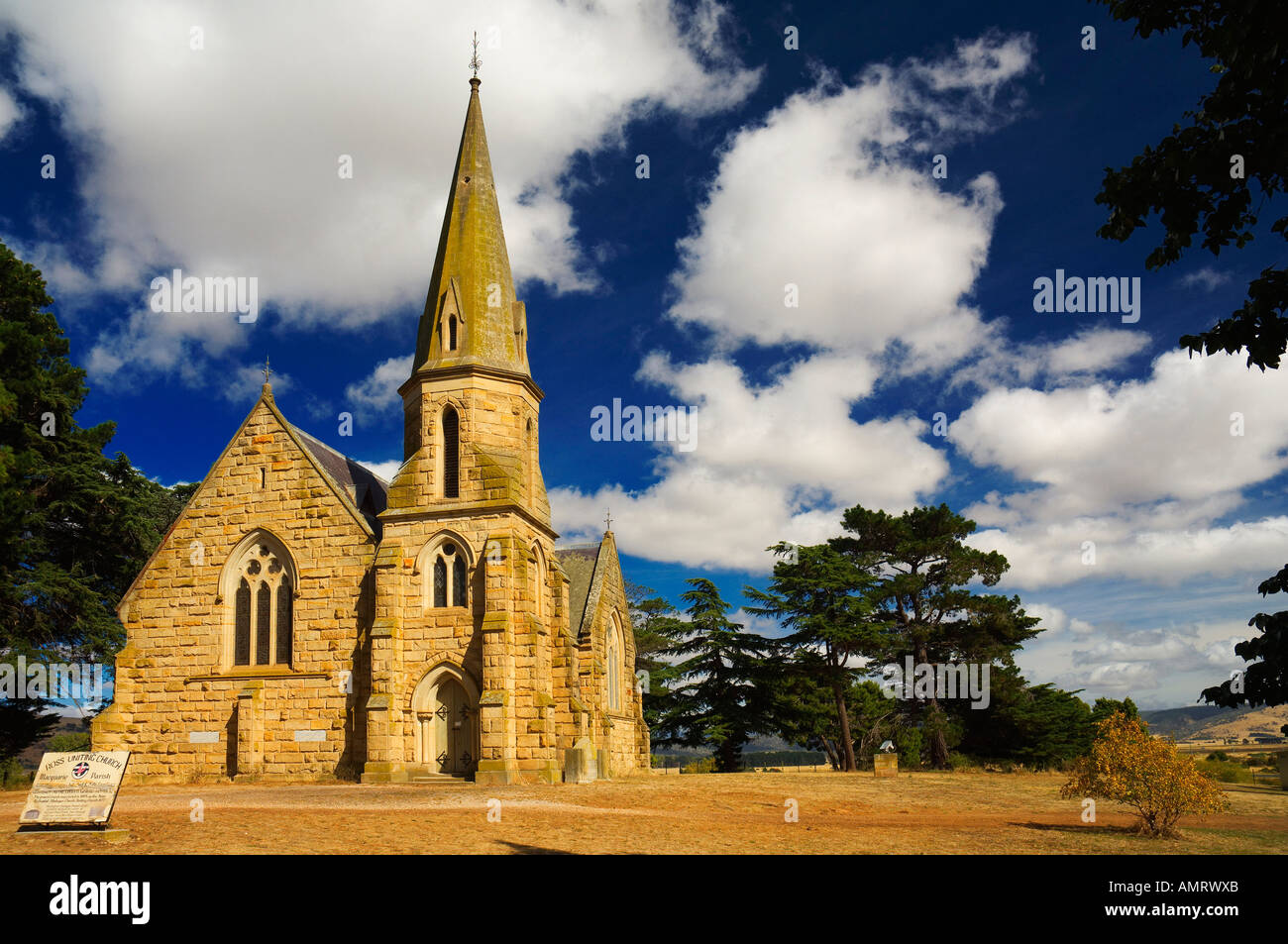 Ross vereint Kirche, Heritage Highway, Ross, Tasmanien, Australien Stockfoto