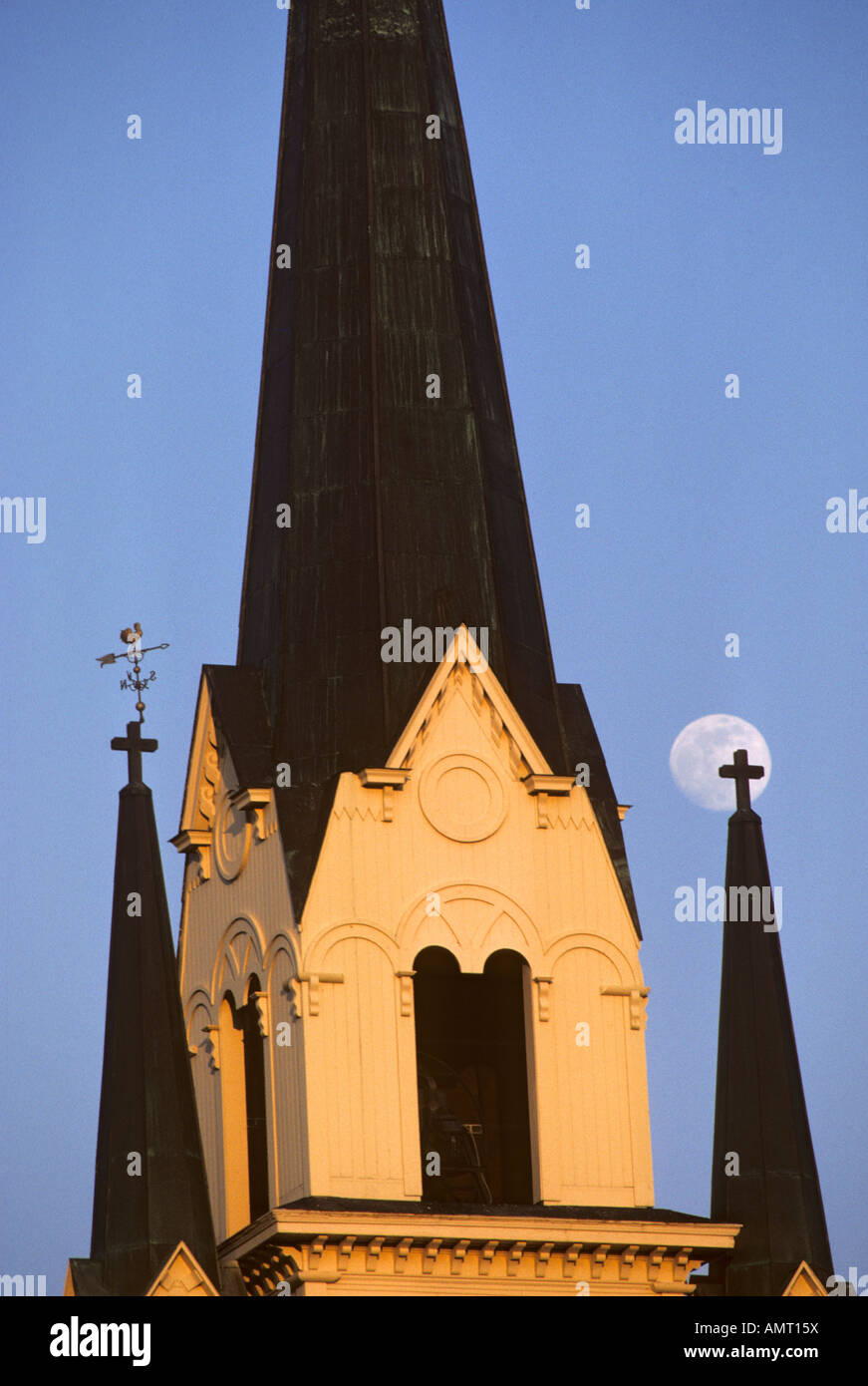 HISTORISCHEN UNSERER LIEBEN FRAU VON LOURDES KATHOLISCHE KIRCHE IN MINNEAPOLIS, MINNESOTA ST. ANTONIUS NACHBARSCHAFT. Stockfoto