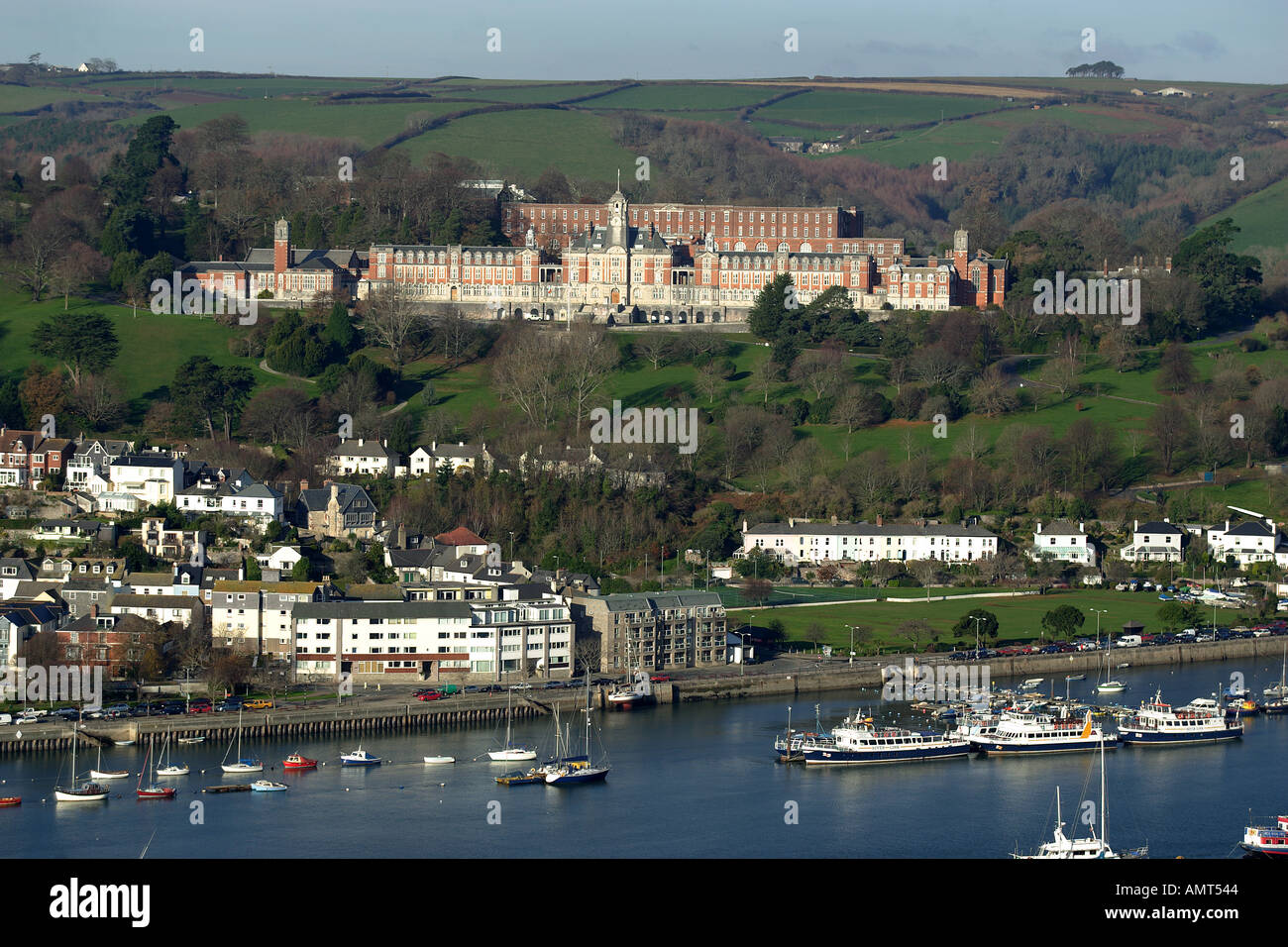 Die Britannia Royal Naval College Dartmouth Devon UK Stockfoto