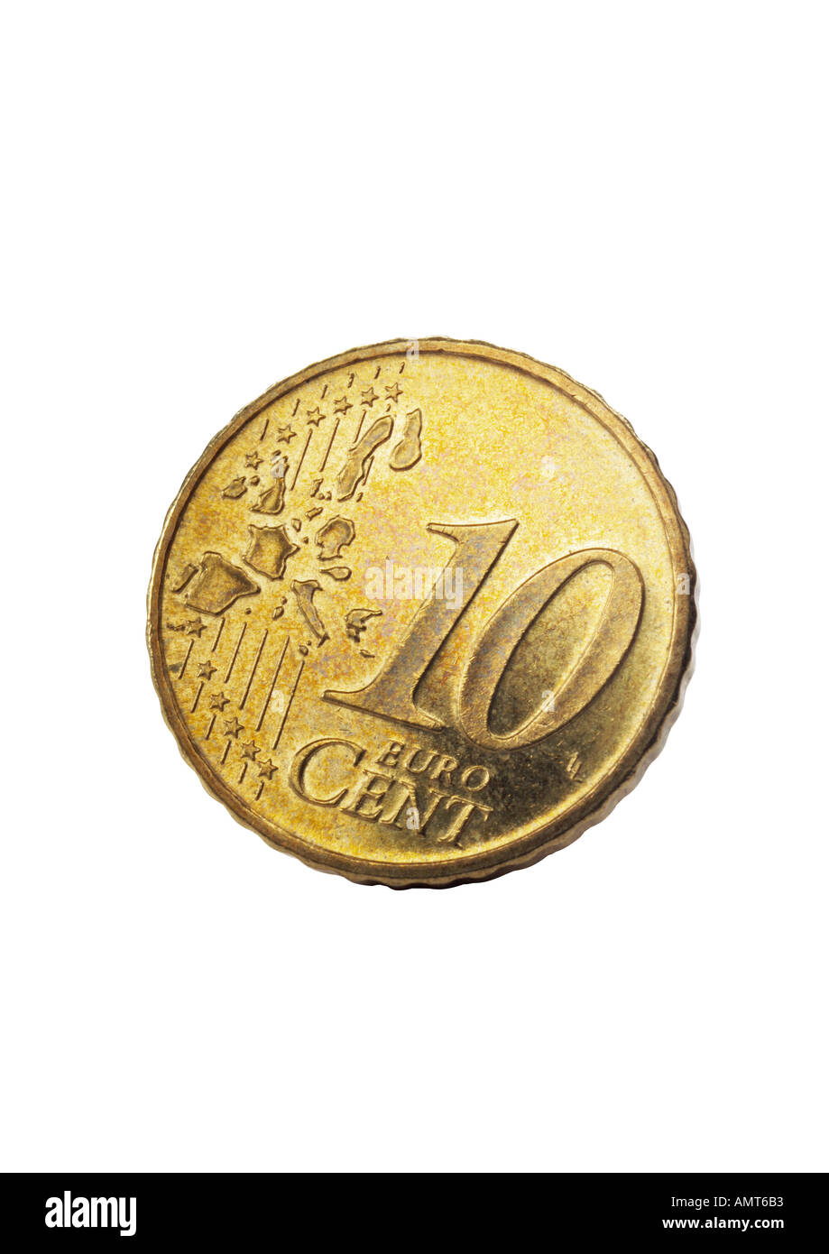 10 Euro-Cent Stockfoto