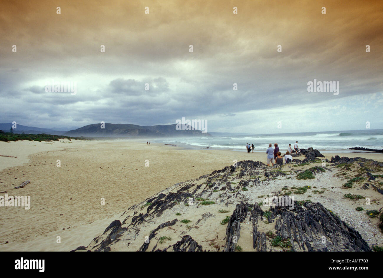 Südafrika, Ostkap, Garden Route, Beach of Nature's Valley Stockfoto