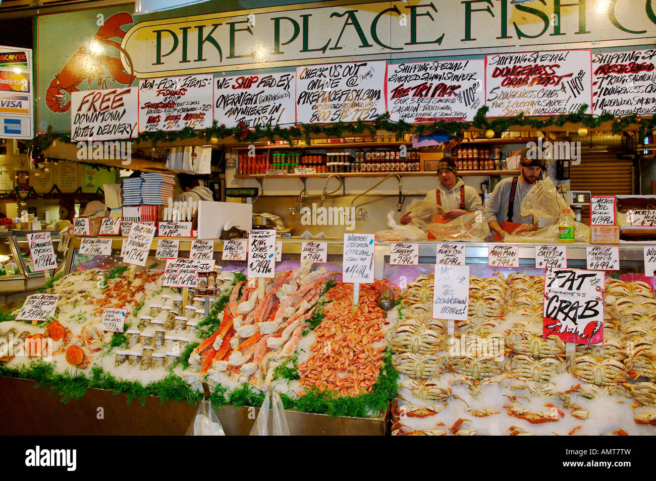 Pike Market, Public Market Center, Seattle.Washington, USA, Downtown Seattle Stockfoto