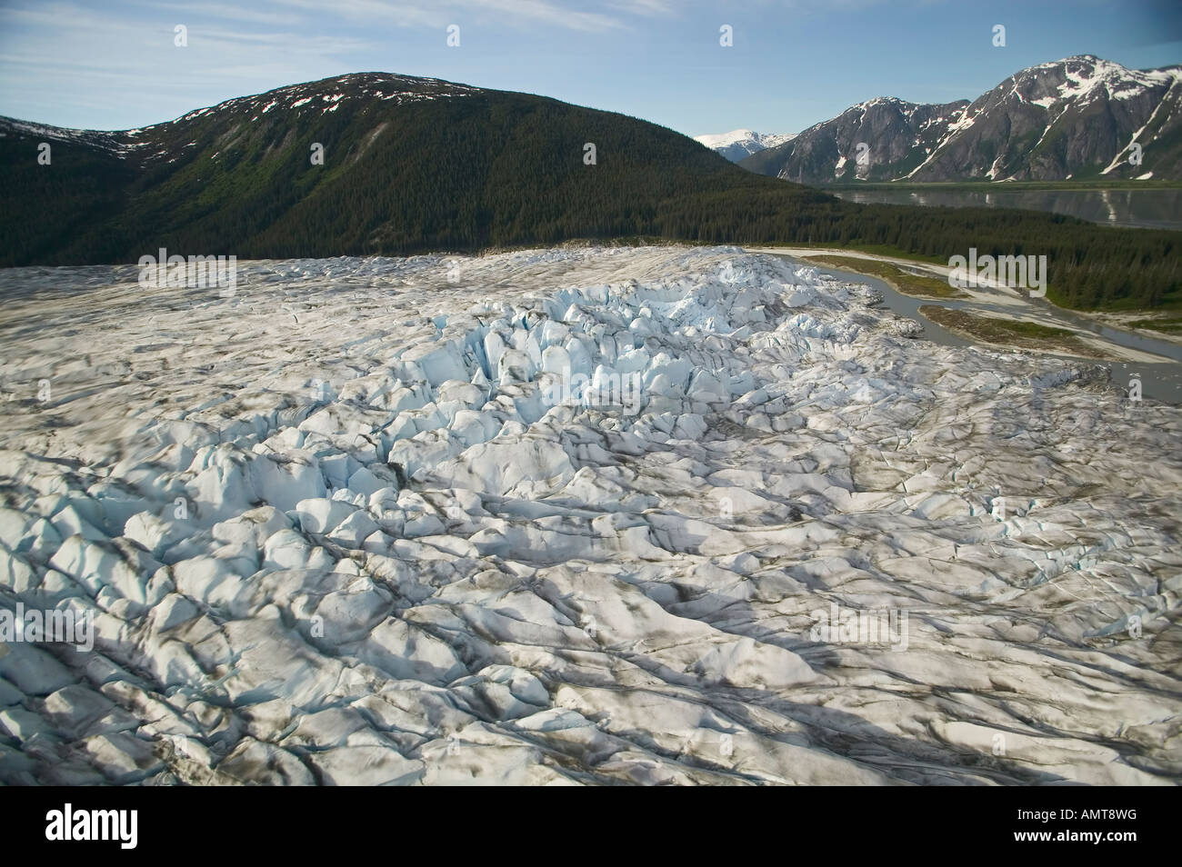 USA, Alaska, Inside Passage, Juneau, Tongass National Forest, Juneau Icefield Stockfoto