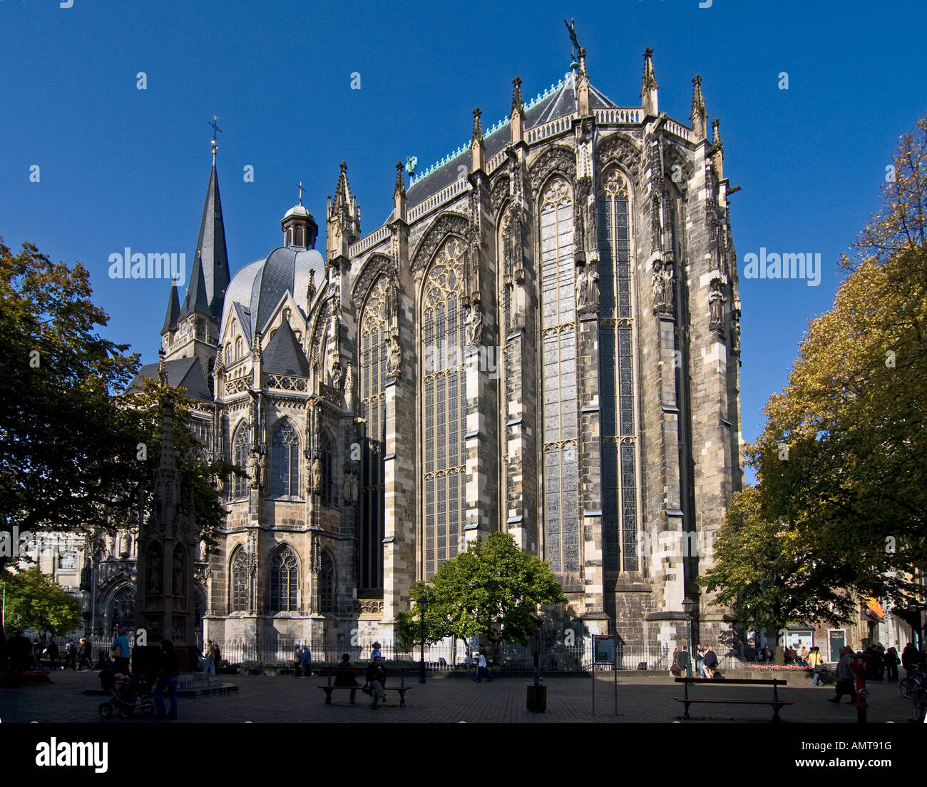 Katholische Kathedrale Dom in Aachen Deutschland Stockfoto