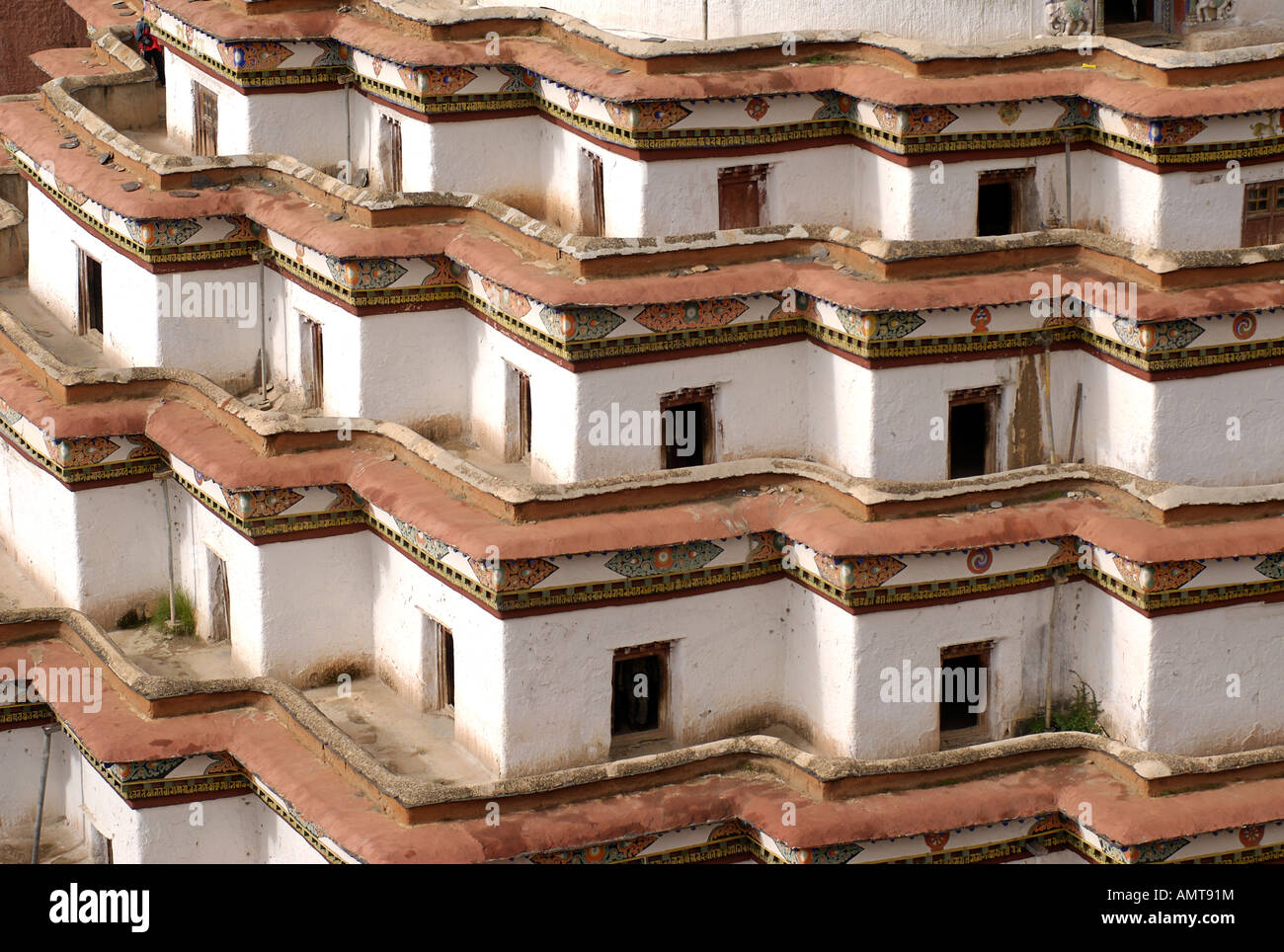 Kumbum Pelkor Chöde Kloster Gyantse Tibet Stockfoto