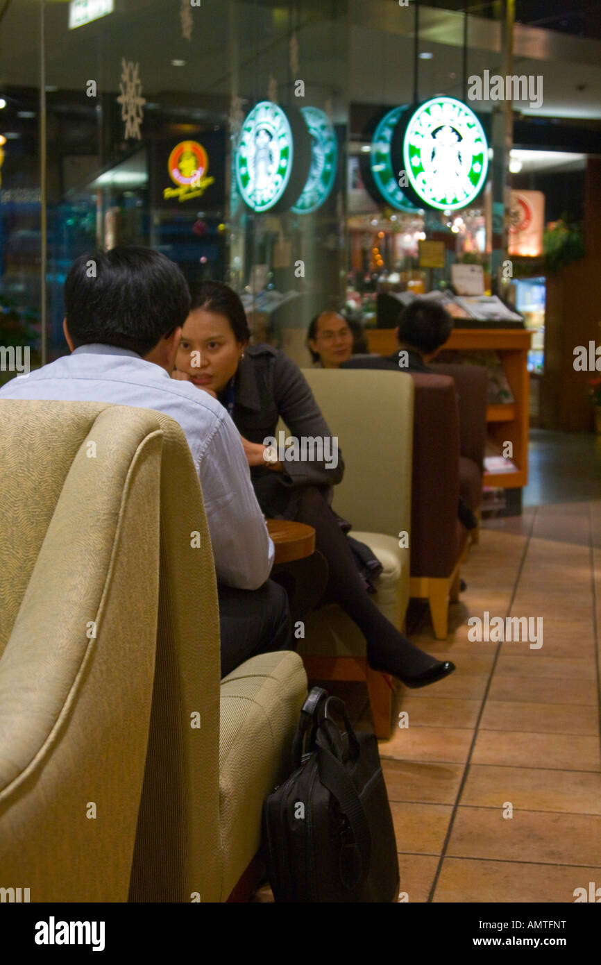 Starbucks Coffee Cafe Hong Kong Asia Stockfoto