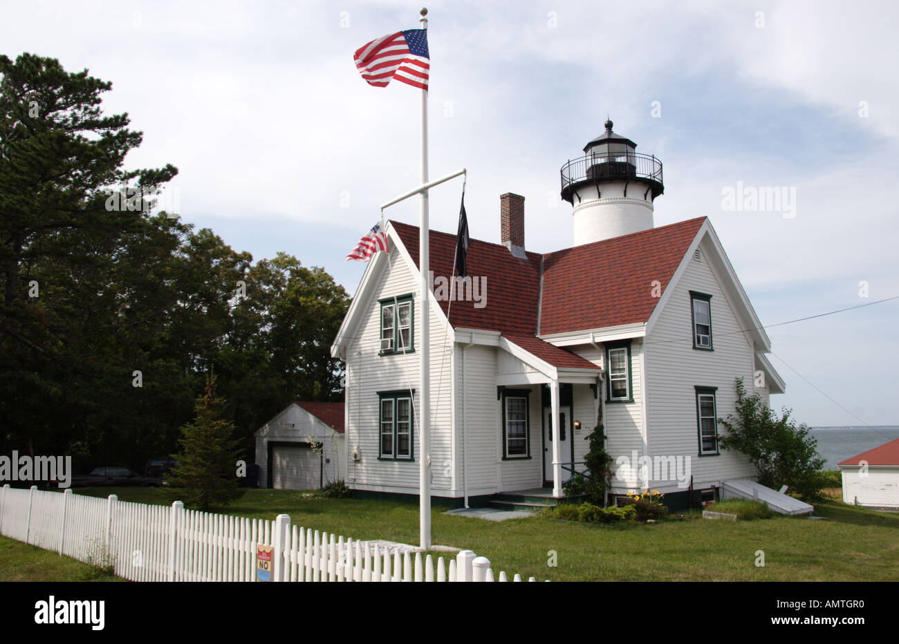 Küstenwache Station auf Martha's Vineyard Stockfoto