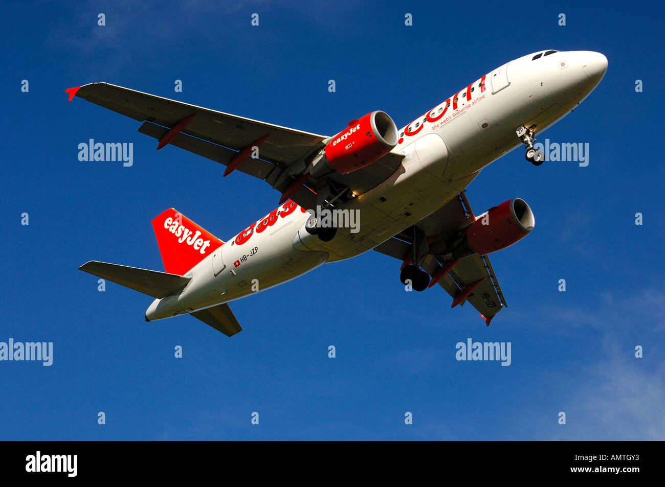 Airbus, Low-Cost-Carrier Easyjet Stockfoto