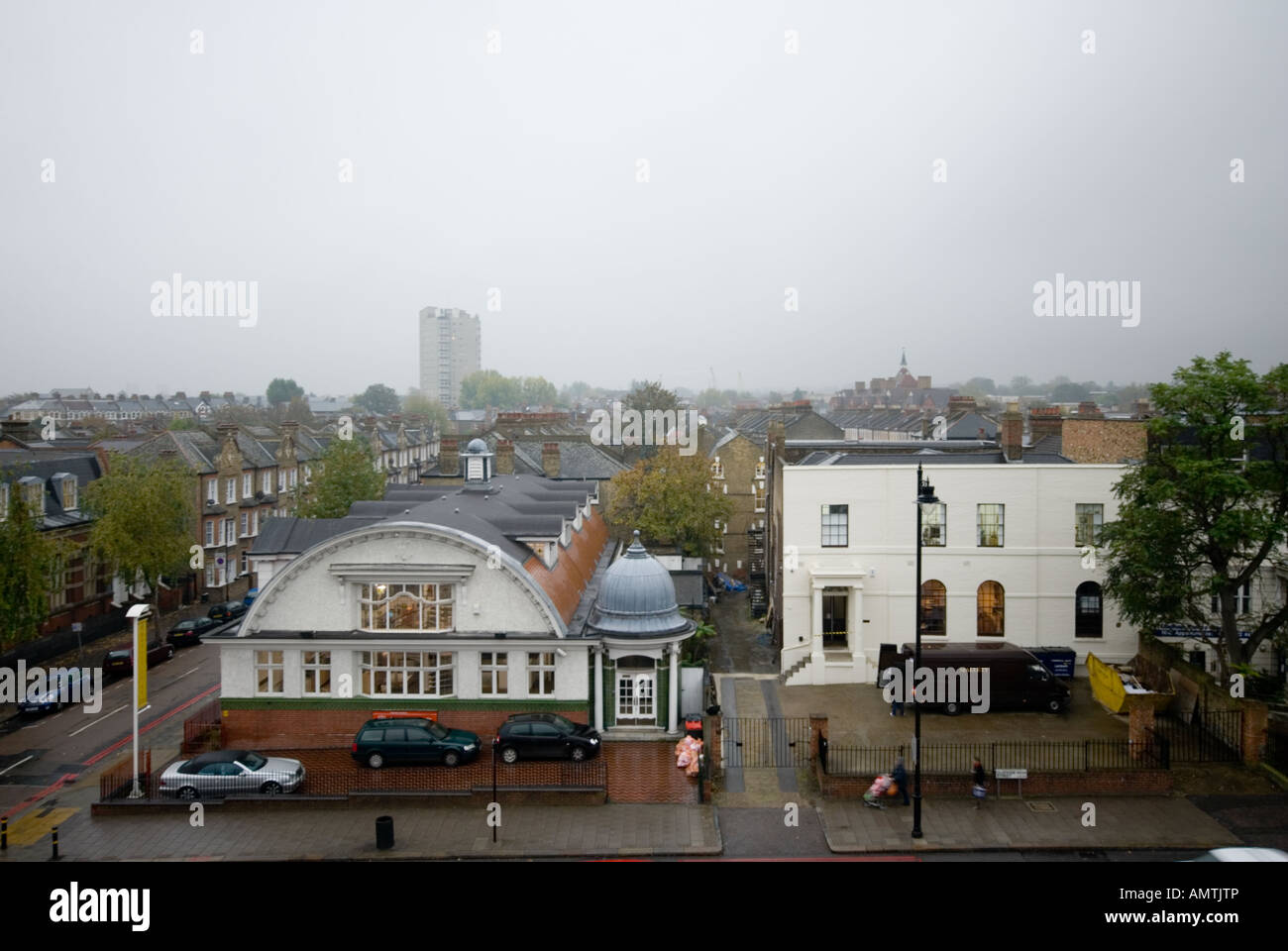 Clapham North High Street London Stockfoto