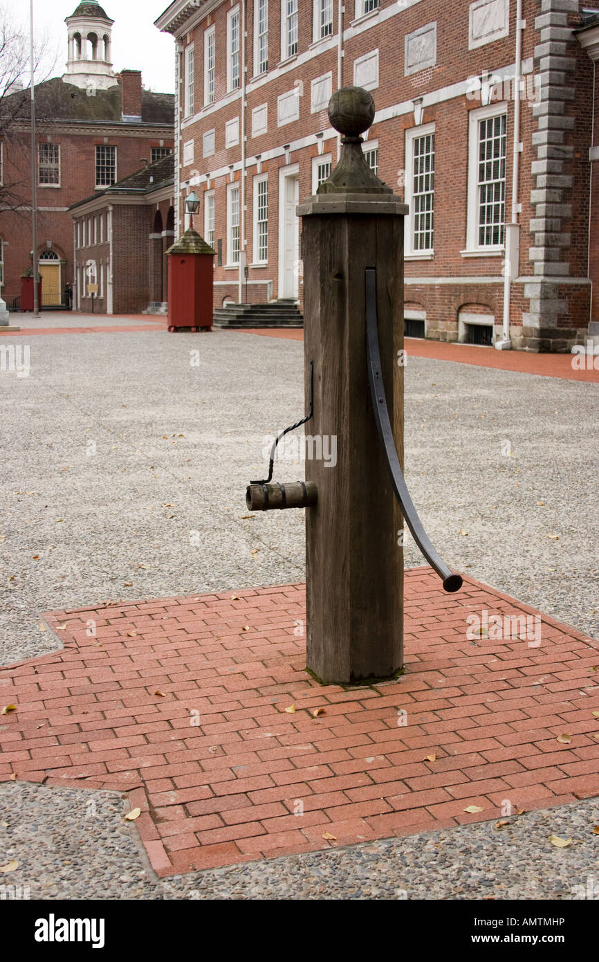 Hand-Wasserpumpe Stockfoto