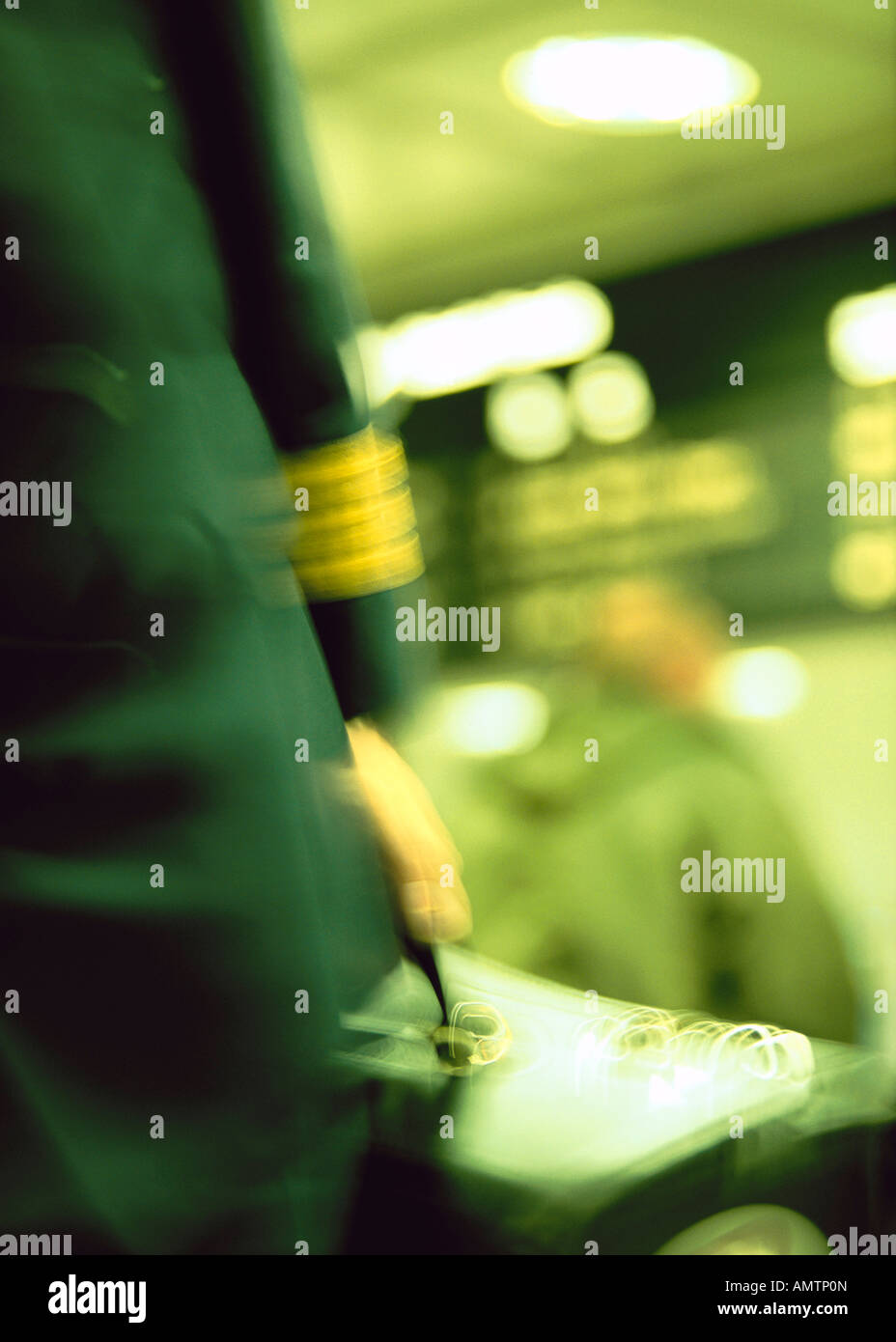 Flugkapitän Stockfoto