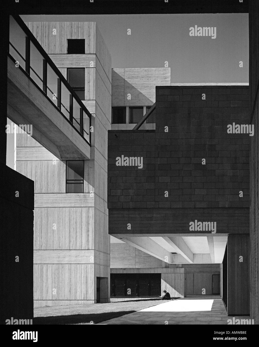 Physik-Labor, Oxford. Von außen. Architekt: Sir Leslie Martin Stockfoto