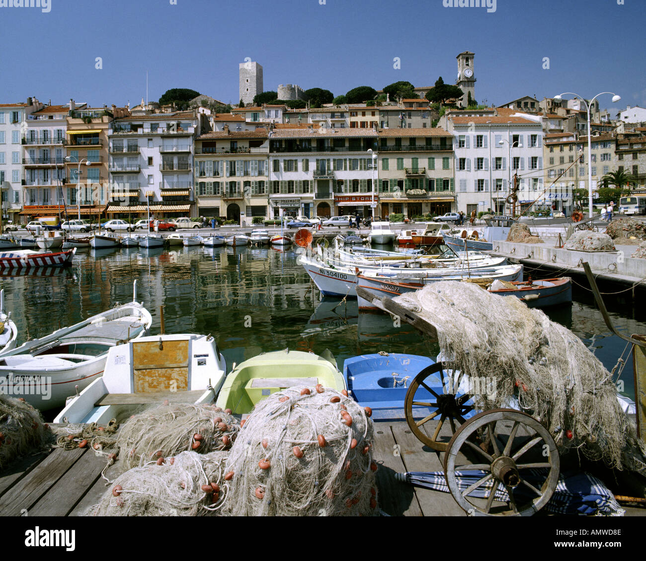 FR - COTE d ' Azur: Hafen von Cannes Stockfoto