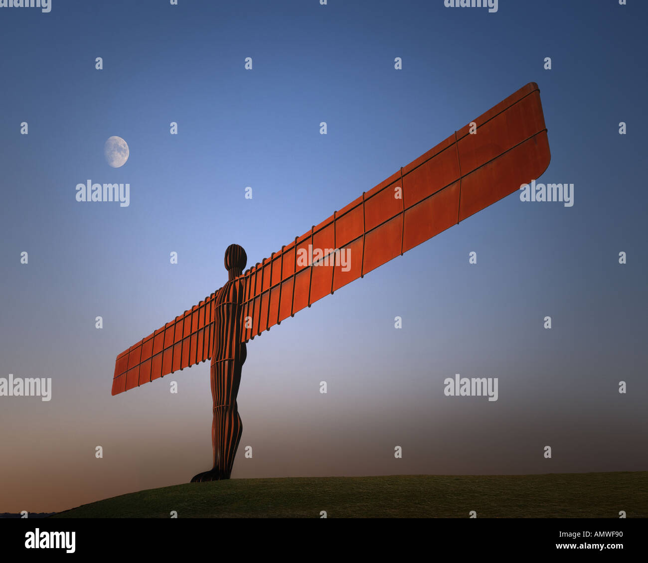 GB - TYNE und tragen: Engel des Nordens in der Nähe von Gateshead Stockfoto