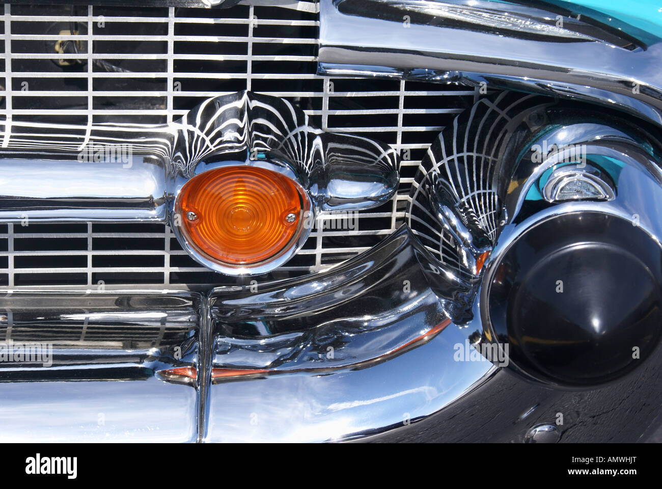 Ausgefallene Front des Automobils Stockfoto