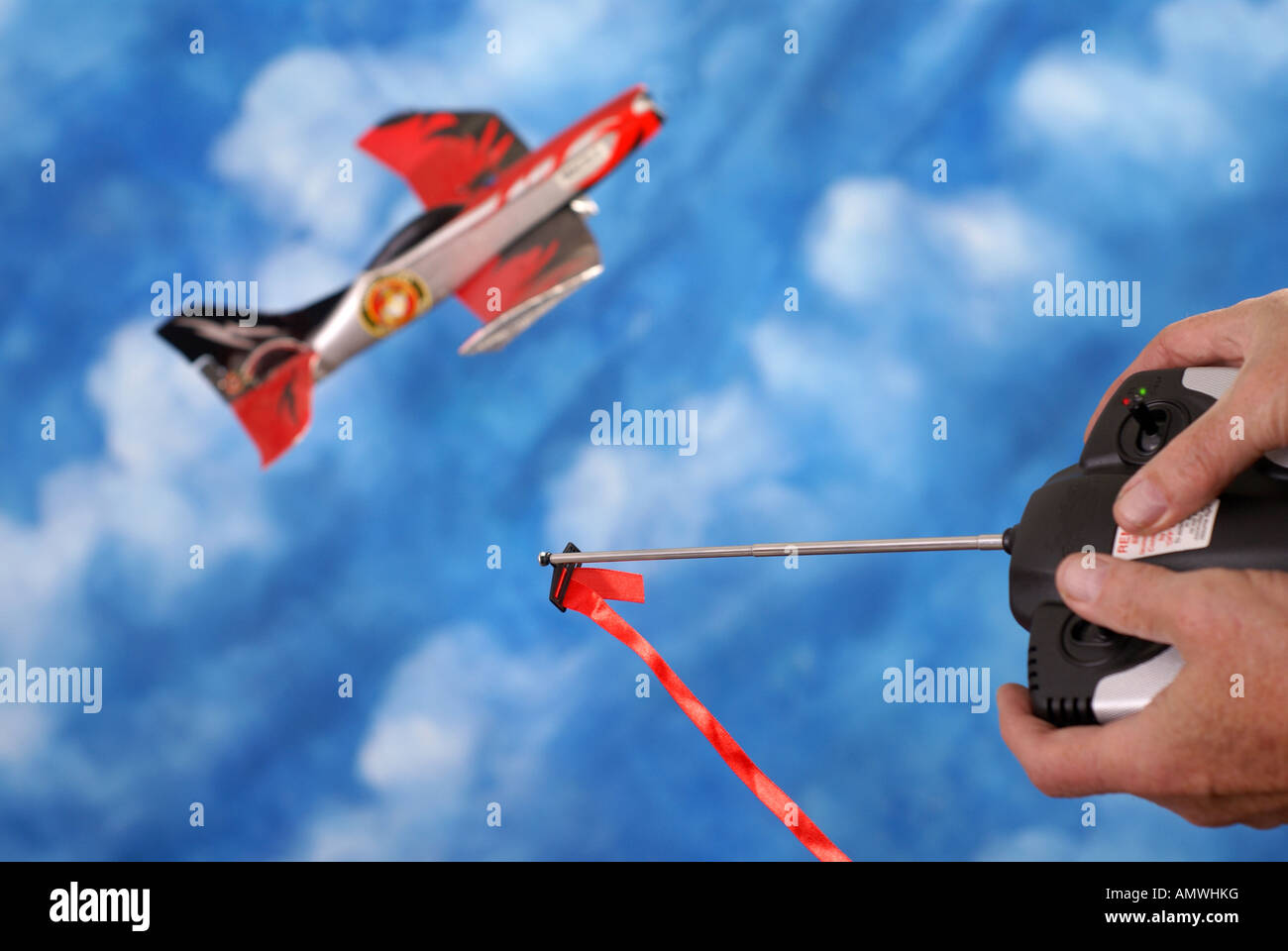 Remote gesteuerten Flugzeug Stockfoto