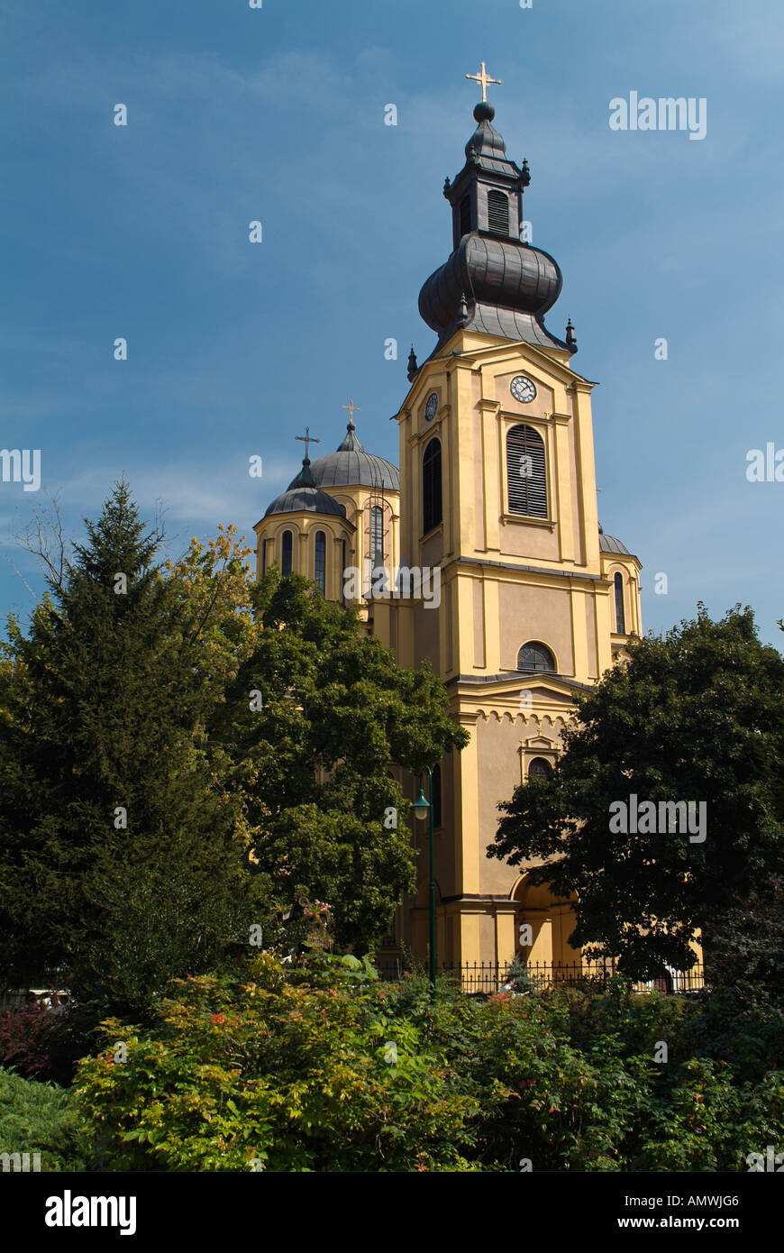 Sarajevo Bosnien Herzegowina orthodoxe Kirche der Heiligen Mutter Gottes Sarajevo Stadtzentrum Stockfoto
