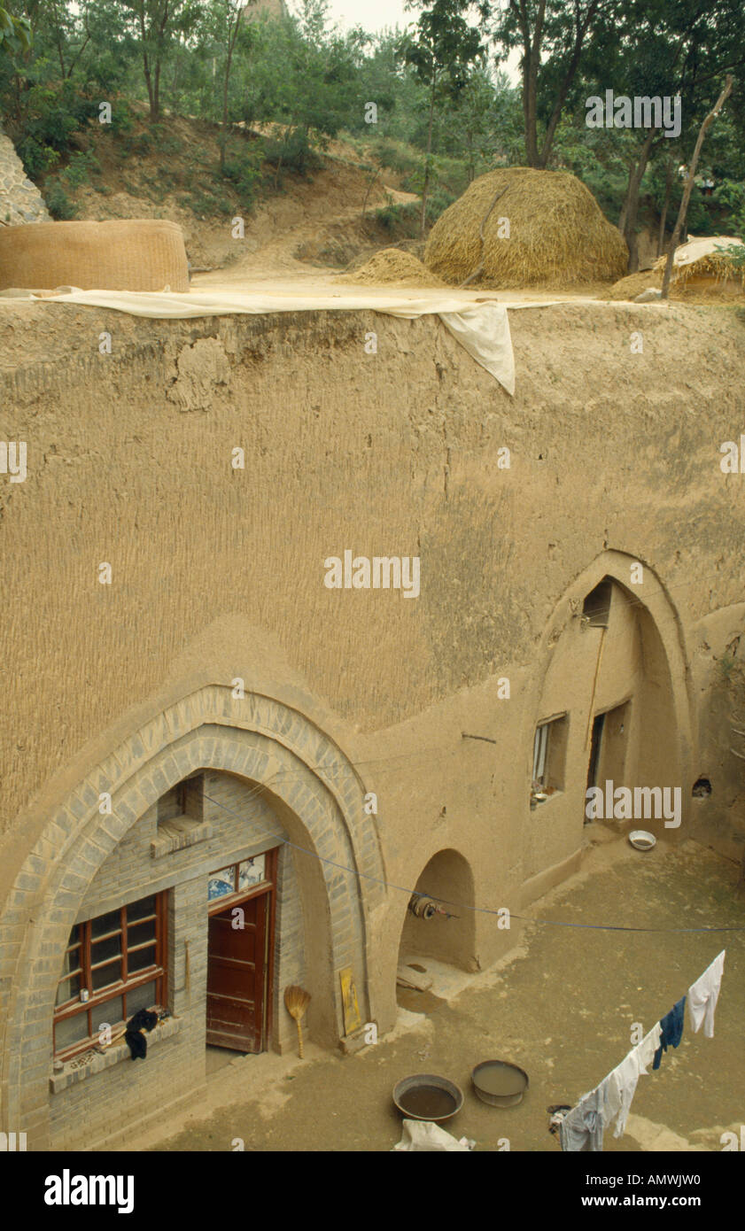 CHINESISCHEN Provinz Shaanxi Yanan Stockfoto