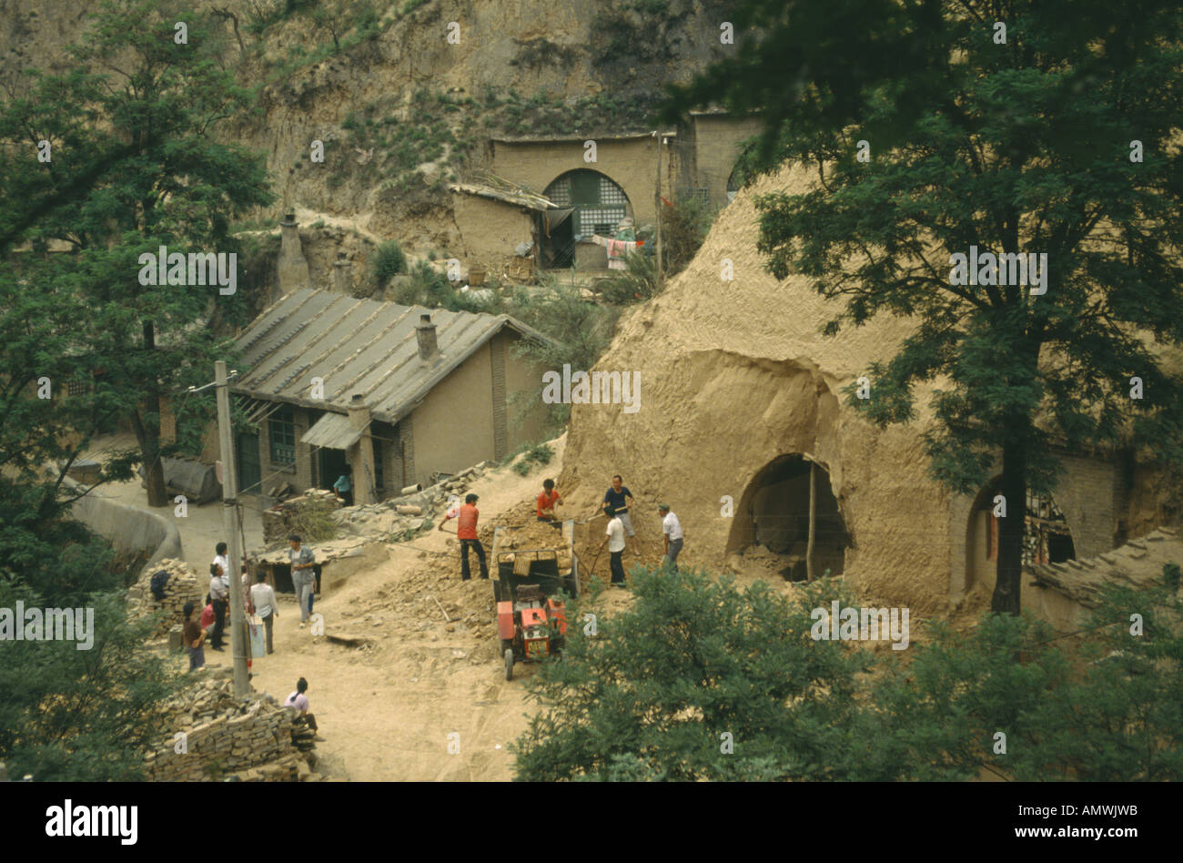 CHINESISCHEN Provinz Shaanxi Yanan Stockfoto