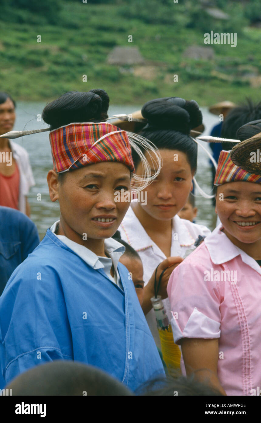 CHINA Provinz Guizhou Menschen Stockfoto