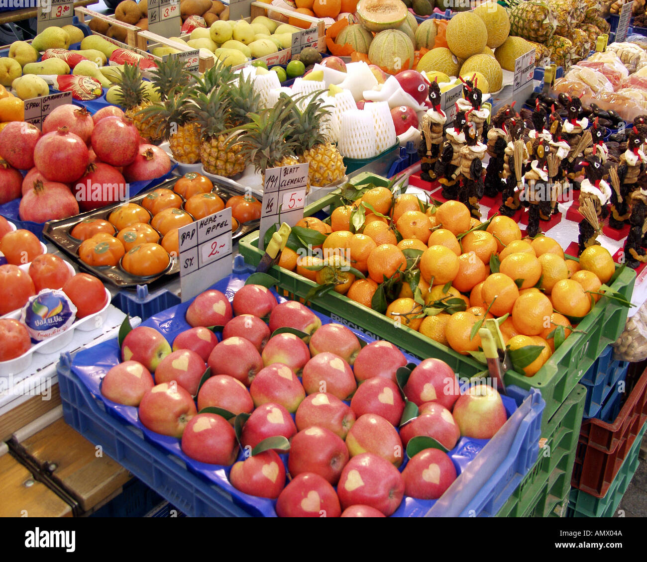 AT - SALZBURG: Detail auf dem täglichen Markt in Salzburg Stadt Stockfoto