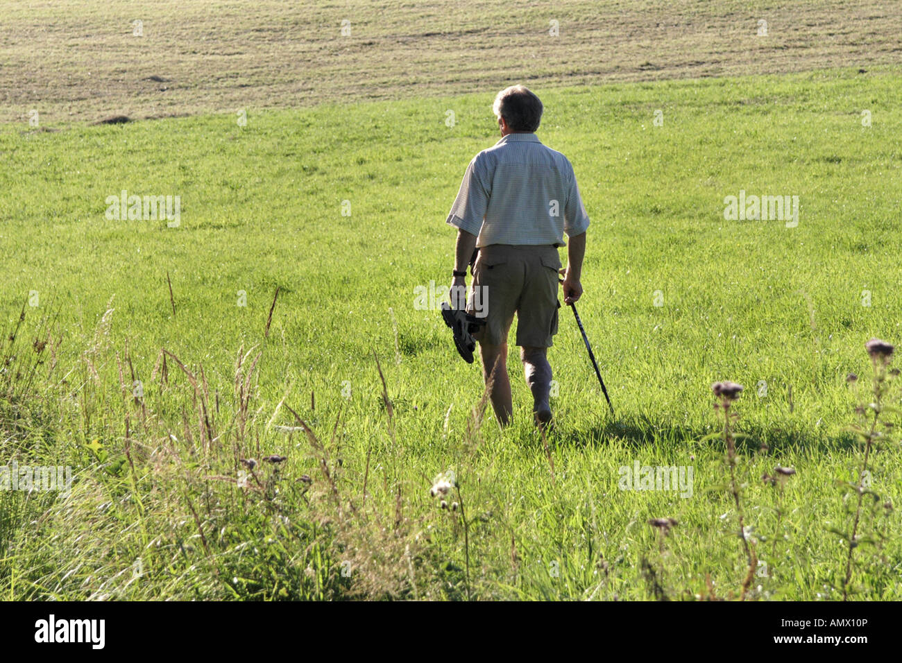 Wanderer im Sauerland, Deutschland, Nordrhein-Westfalen Stockfoto