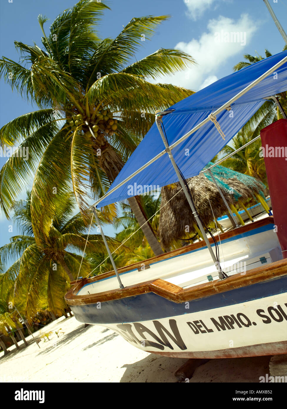 Yucatan, Punta Allen Stockfoto