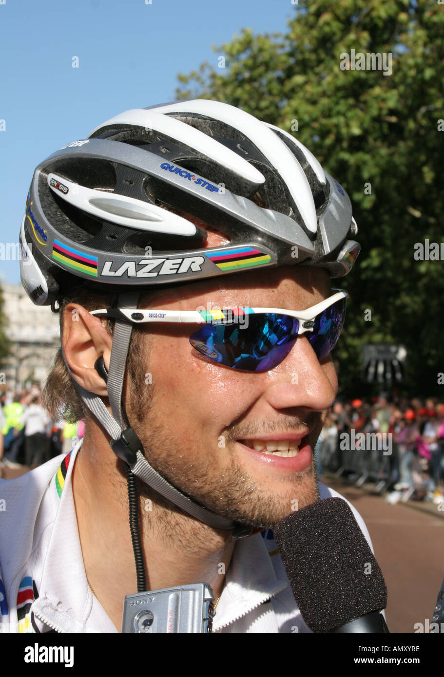 Einer der Fahrer, Tour of Britain 2006. Stockfoto