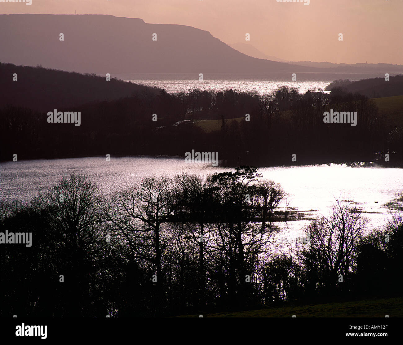 Lower Lough Erne Co. Fermanagh Nordirland Stockfoto