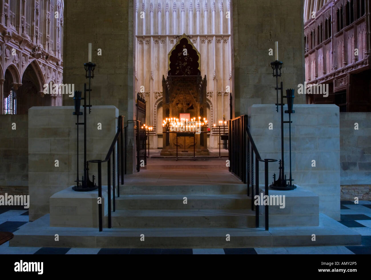 Abtei von St Albans inneren Schrein von St. Alban Hertfordshire Stockfoto