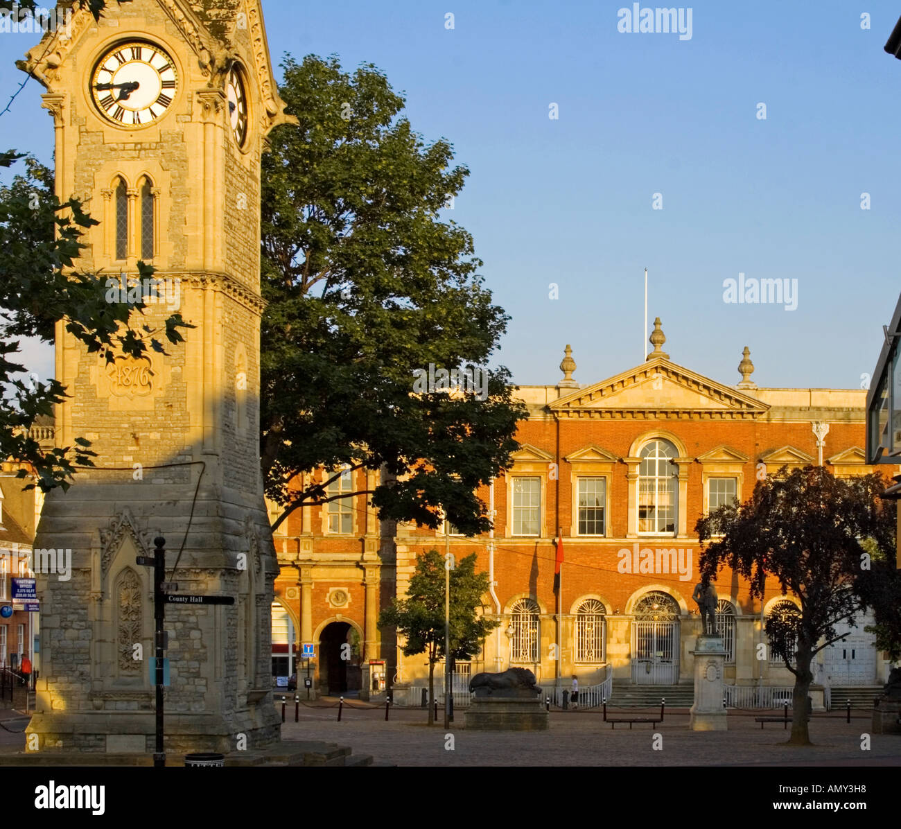 Marktplatz - Aylesbury - Buckinghamshire Stockfoto