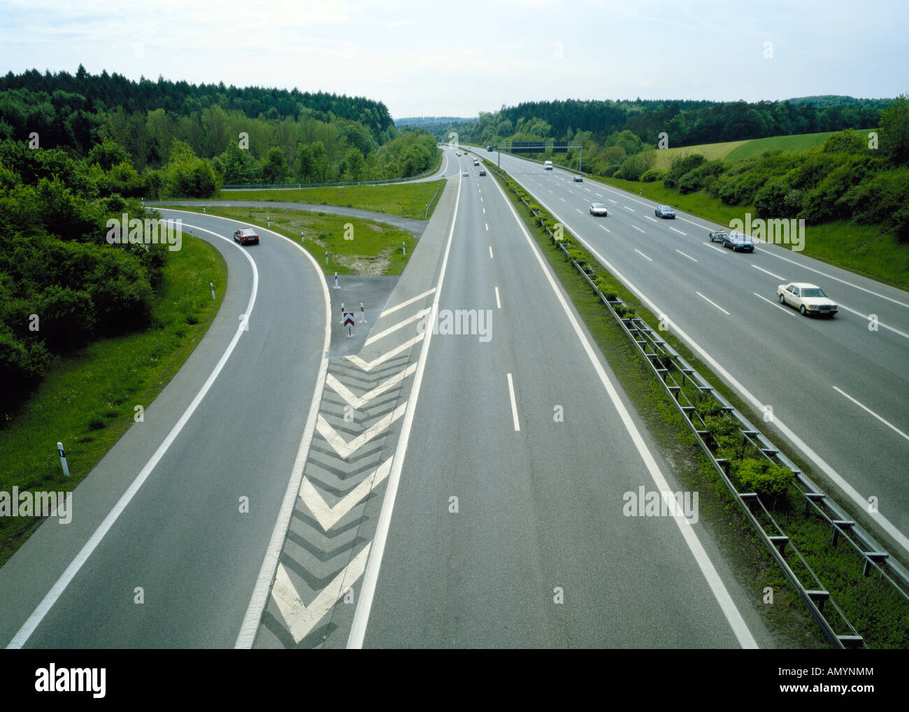 Autobahn Stockfoto
