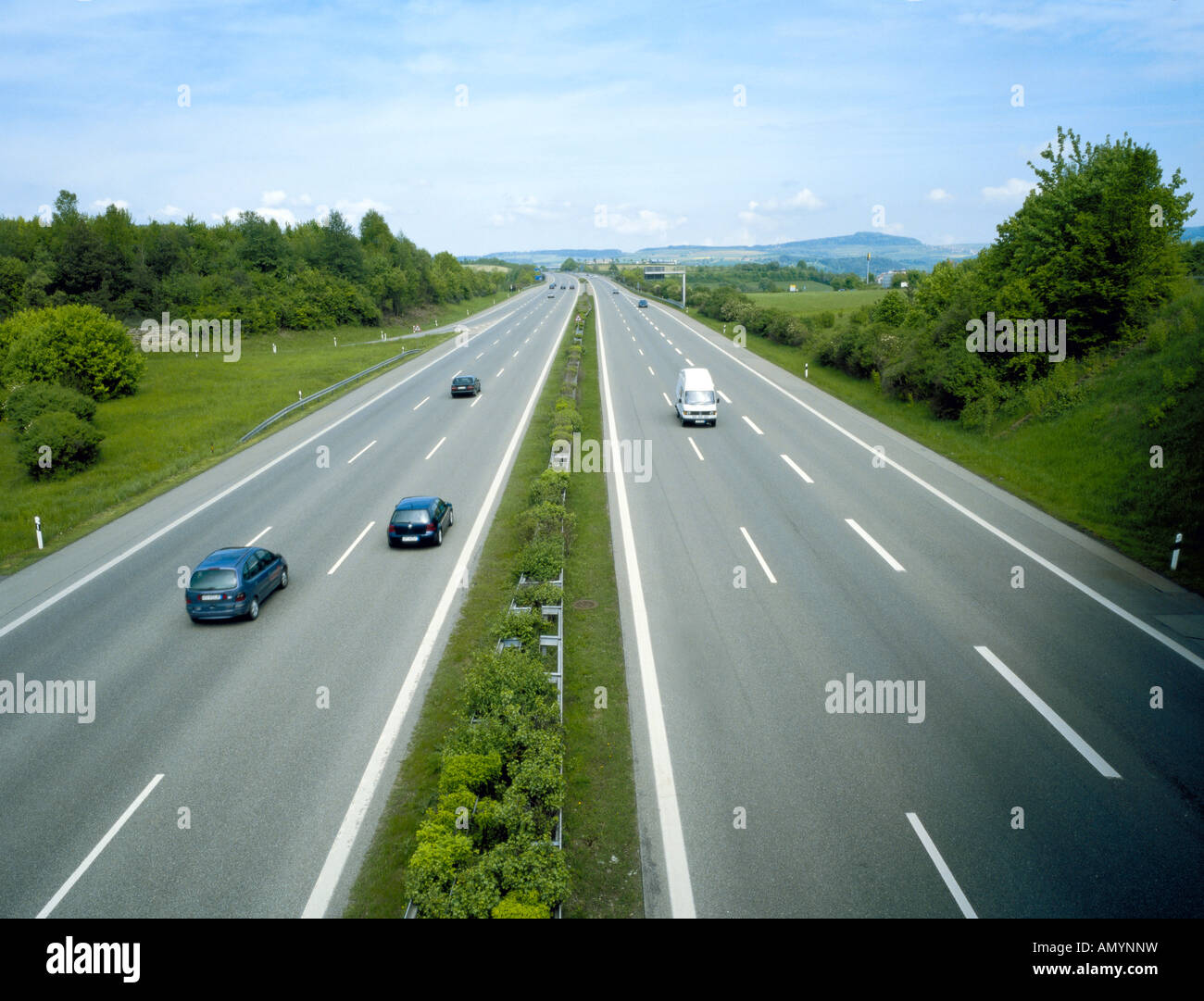 Autobahn Stockfoto