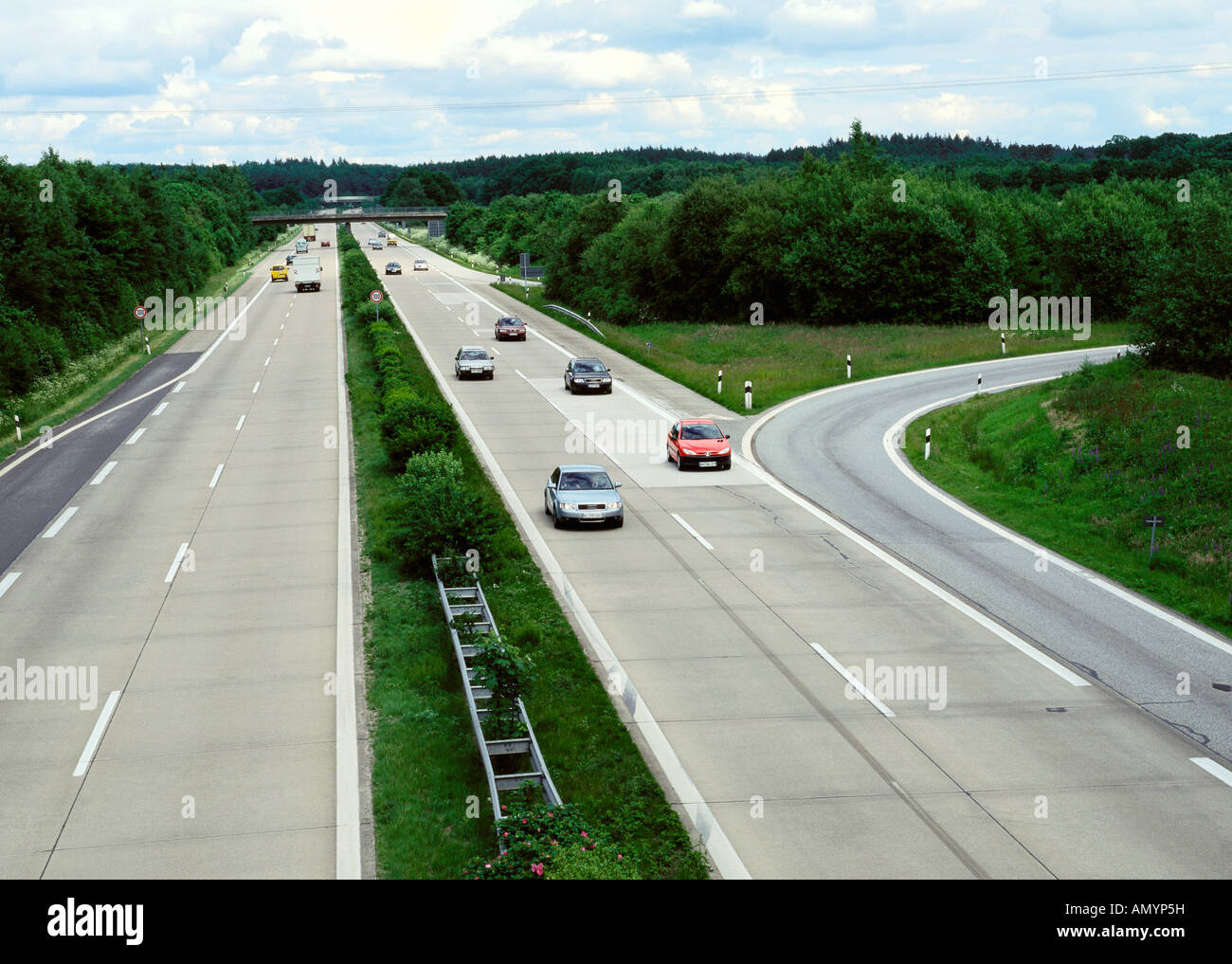 Autobahn Stockfoto