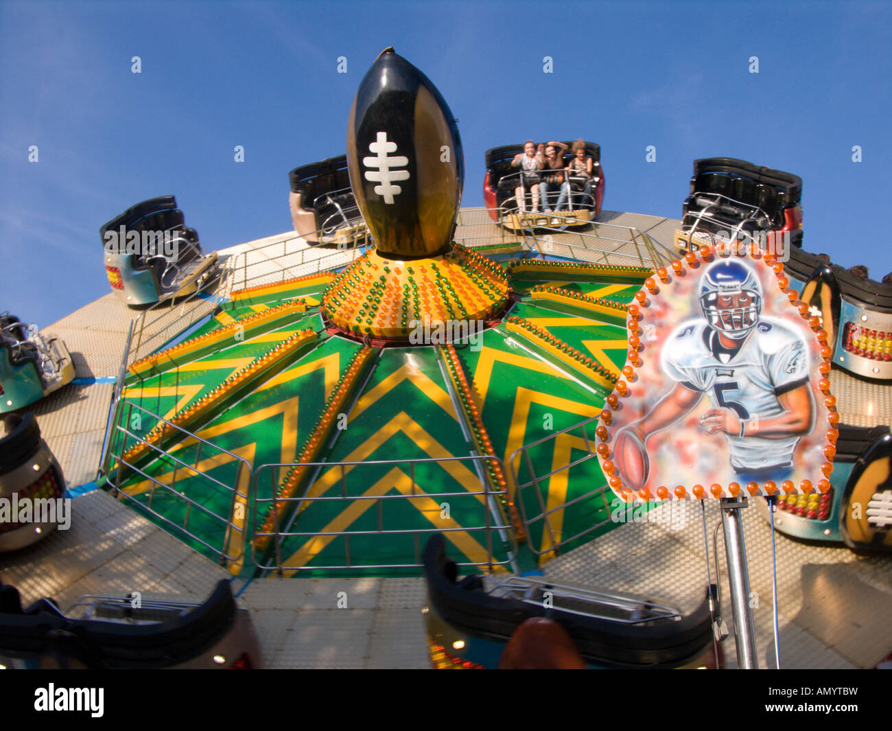 Bob Wilson Superbowl, ein Messegelände fahren gesehen hier bei Thame fair, Thame, Oxfordshire, england Stockfoto